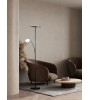 Lampadaire SORENTO : 4600 lumens, CCT, nickel ou noir