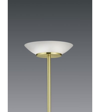 Lampadaire GERRY doré : design moderne et bras flexible