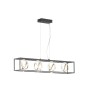 Suspension LED GISI noir et doré - Design moderne réglable