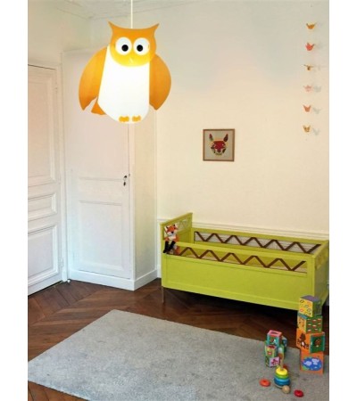 Suspension enfant HIBOU, Un luminaire poétique pour une chambre enfant