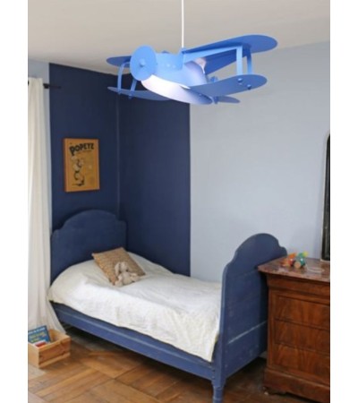 Suspension enfant AVION – Un luminaire rétro pour jeunes aventuriers