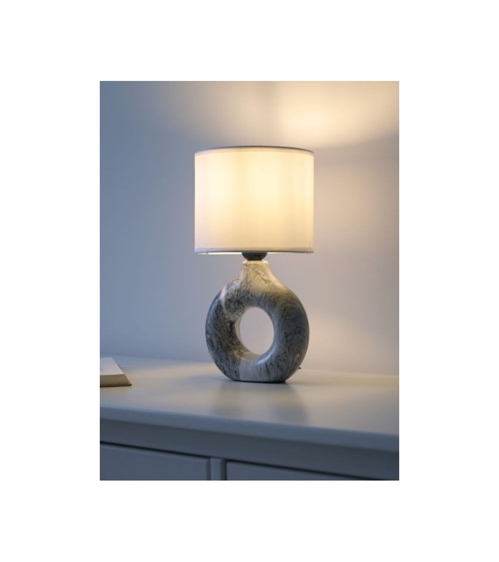 Lampe de chevet OREA : Élégance intemporelle et design marbré