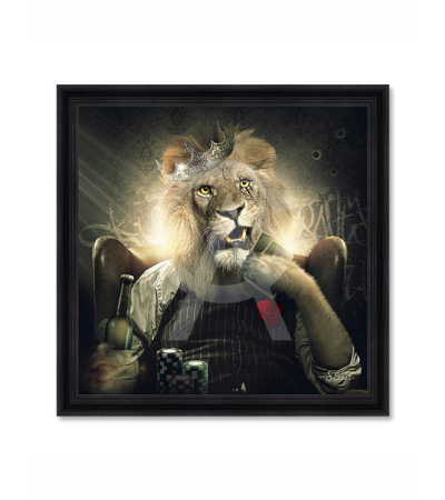 Tableau "Lion Casino" Sylvain BINET - Lumiland.fr