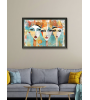 Tableau "les 3 fille turquoises" de ROMARIC - Lumiland.fr