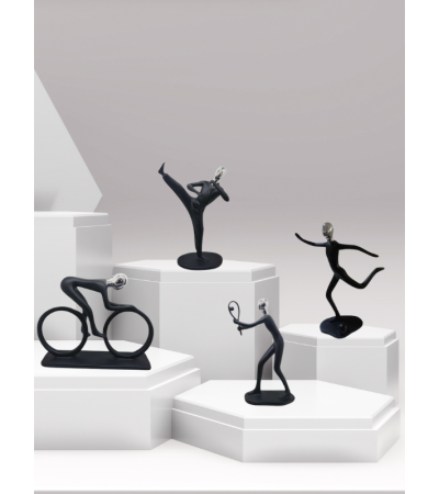 Statuettes INITIAL élégance sportive - Lumiland.fr