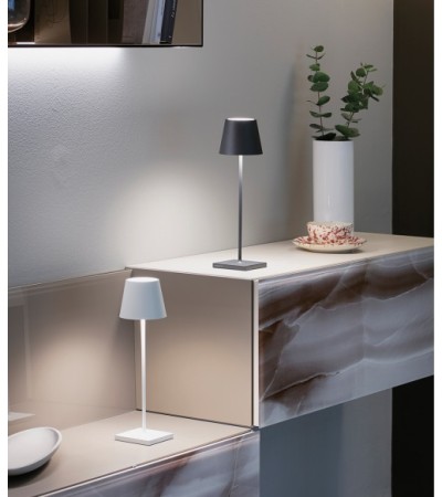 Lampe à Poser POLDINA idéale pour l'extérieur