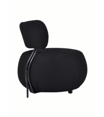 Fauteuil APRIL noir : élégance et confort - Lumiland.fr