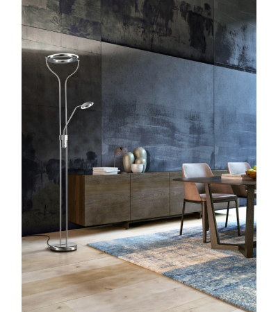 Lampadaire DAVOS avec liseuse: Éclairage LED CCT dimmable